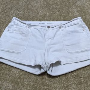 White Shorts